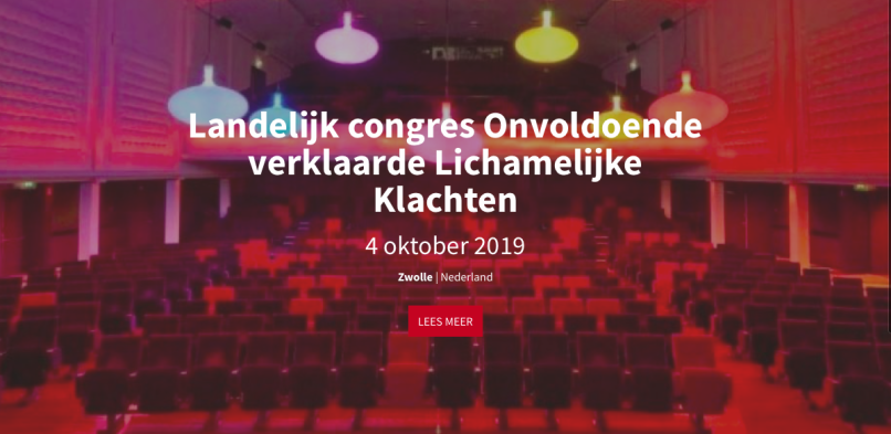 EVENT: Landelijk NOLK-congres ‘Onvoldoende verklaard, steeds beter in beeld’  – 4 okt 2019